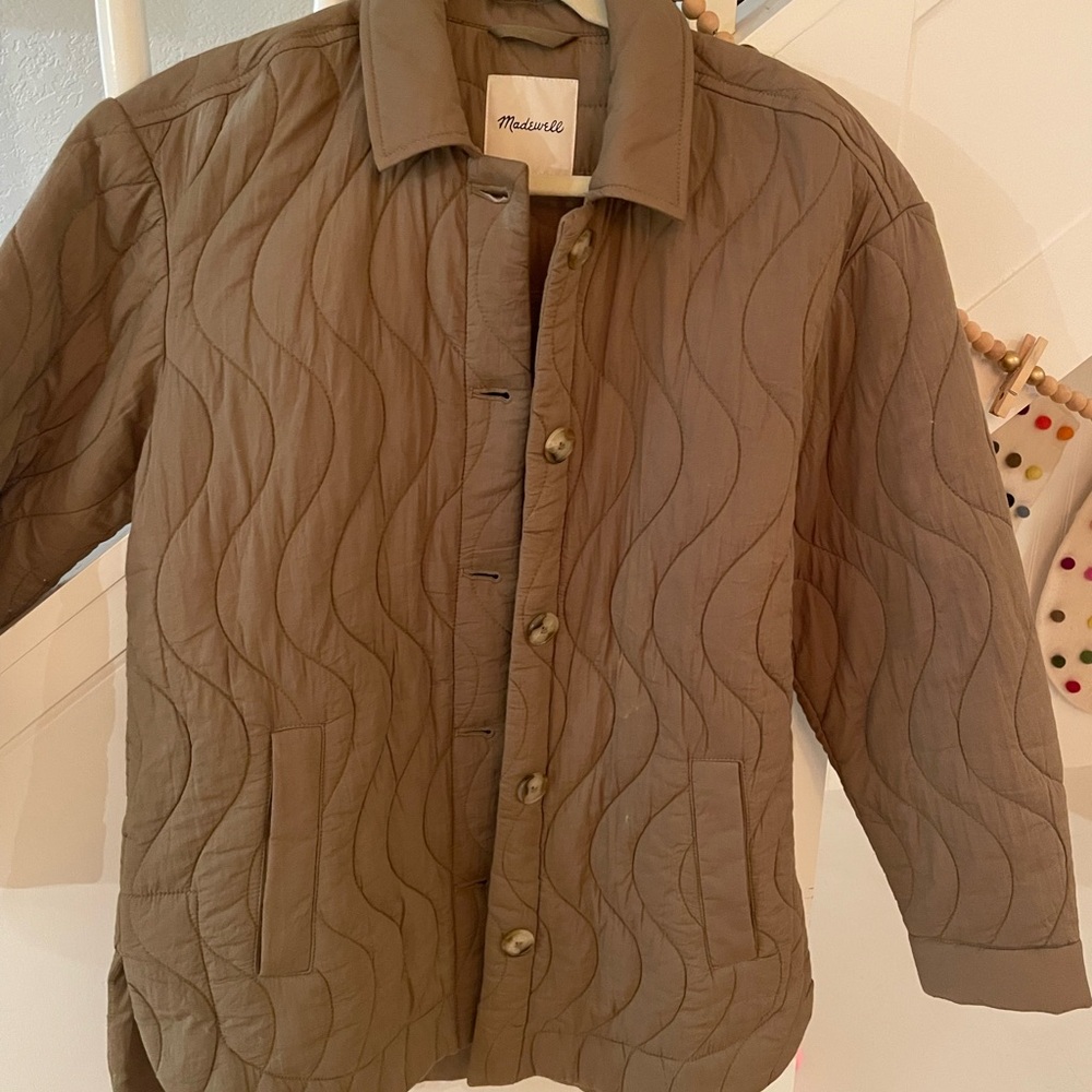 Madewell Brown Quilted Jacket